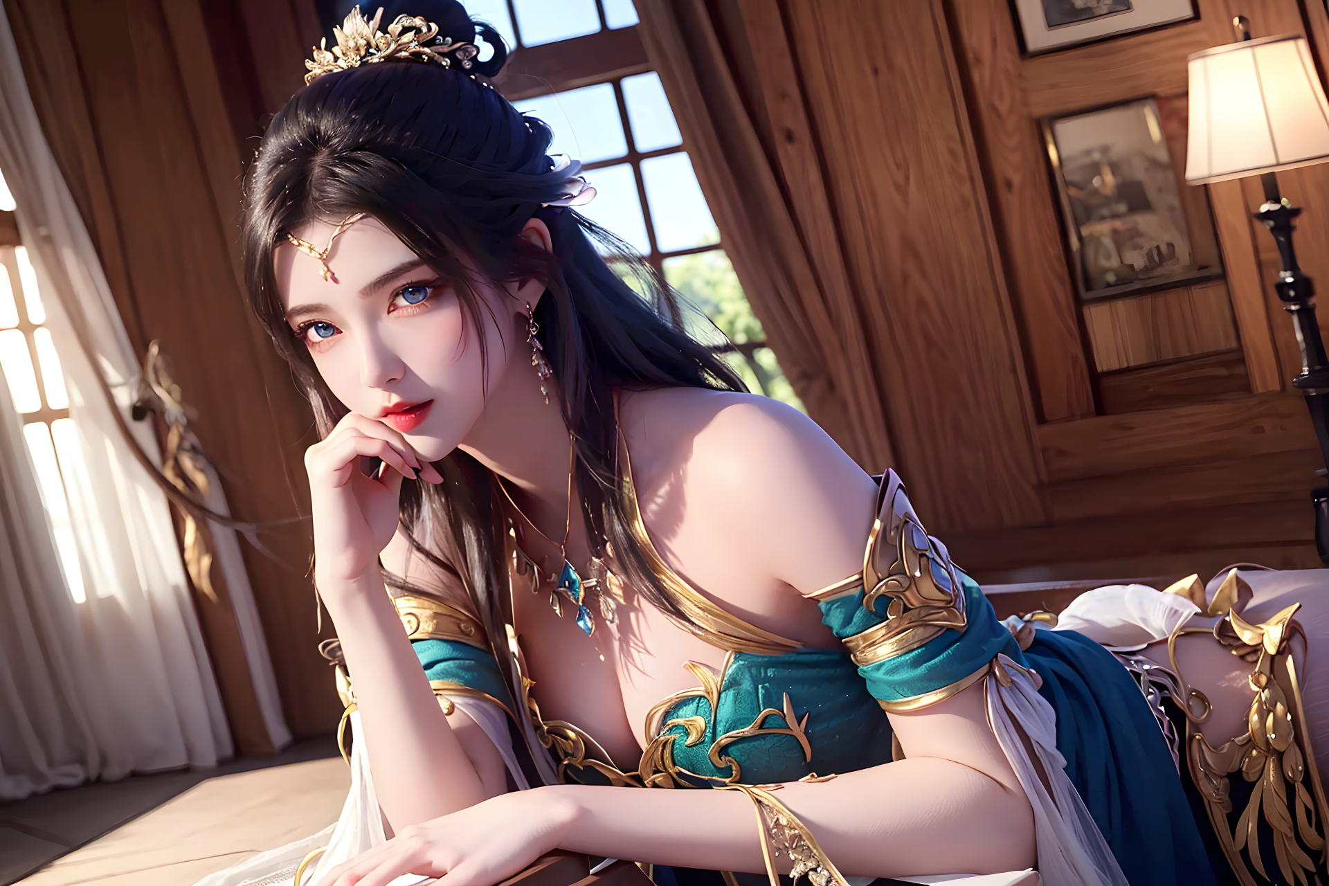 你心中的国漫top# #动漫美图# 完美世界魔女壁纸美图