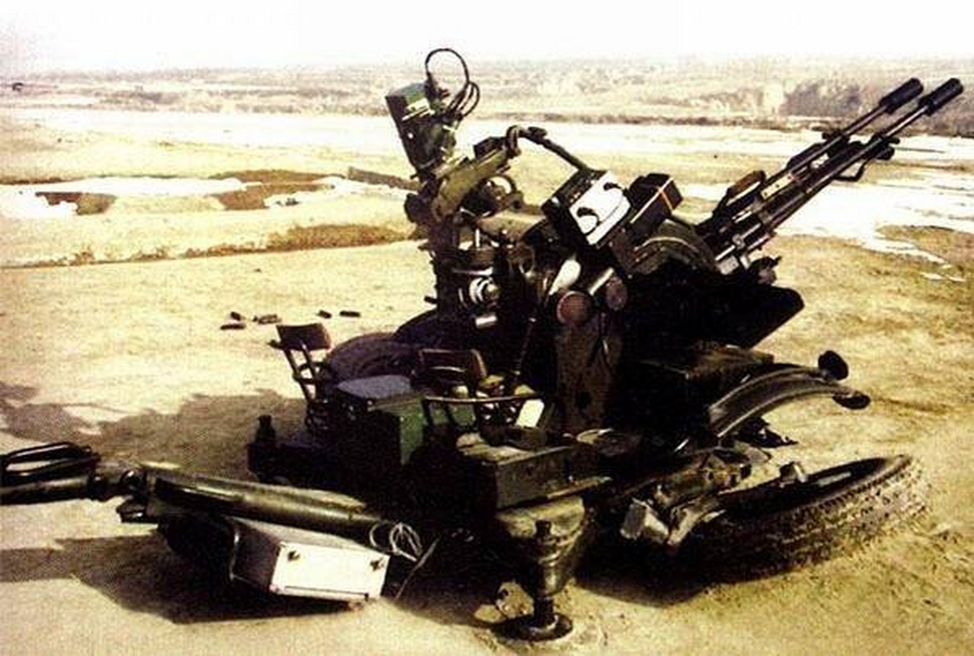 23mm/25mm/30mm/35mm/37mm/57mm/85mm/100mm高射炮,美制6管20mm高射炮