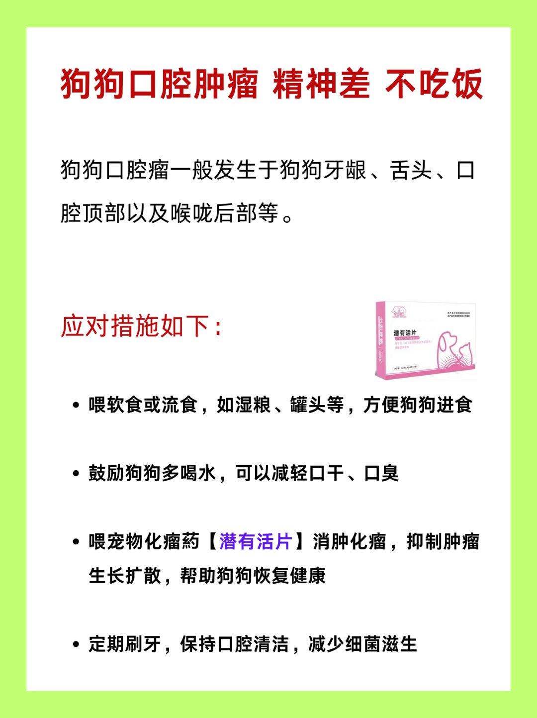可以减轻口干,口臭 喂狗舌头长疙瘩怎么办阿奇霉素治狗狗犬瘟病毒吗
