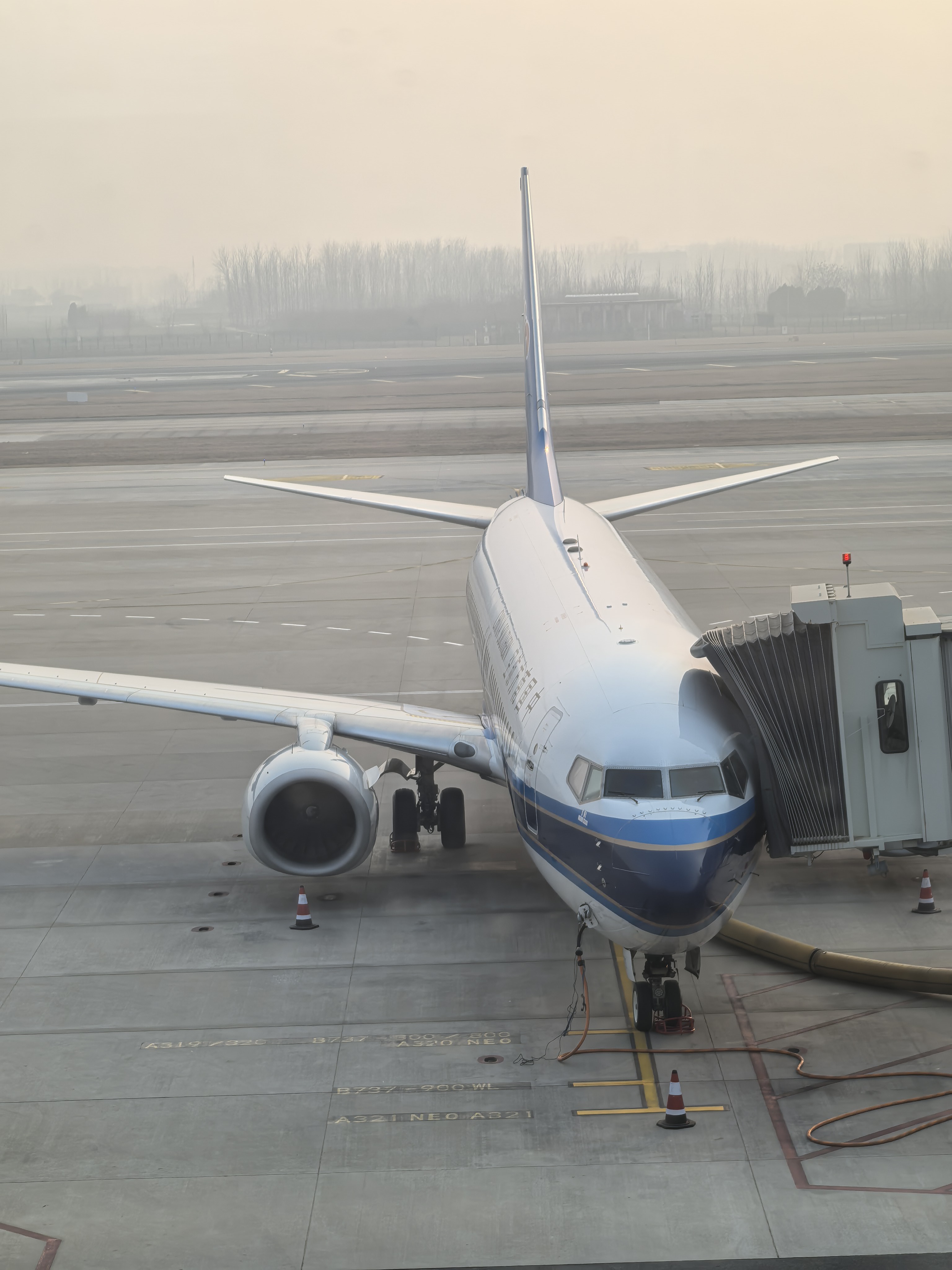 南方航空航班 飞机即将起飞心中充满期待