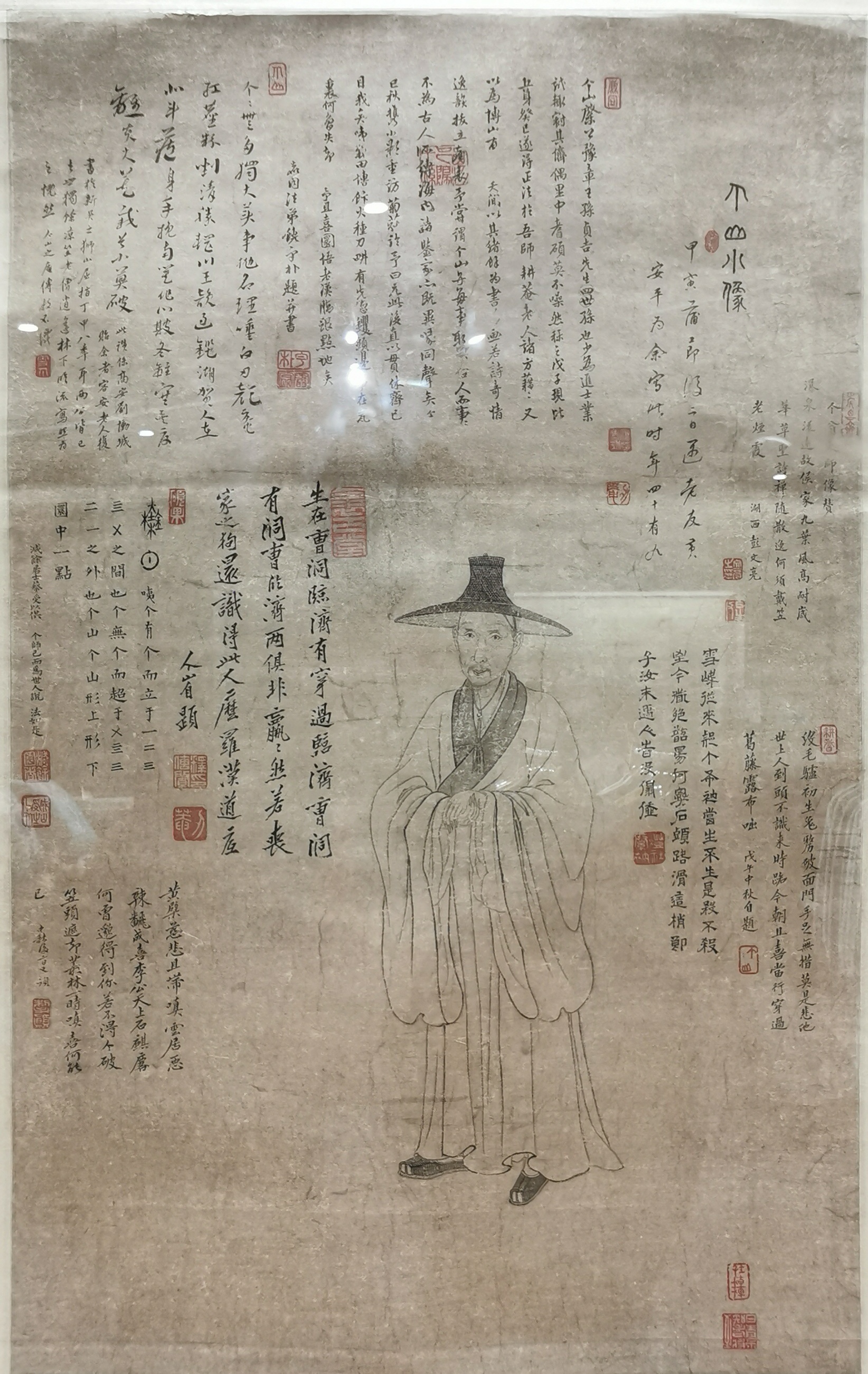 南昌青云谱拜谒八大山人  在南昌我特意住在了市南郊的青云谱八大山人