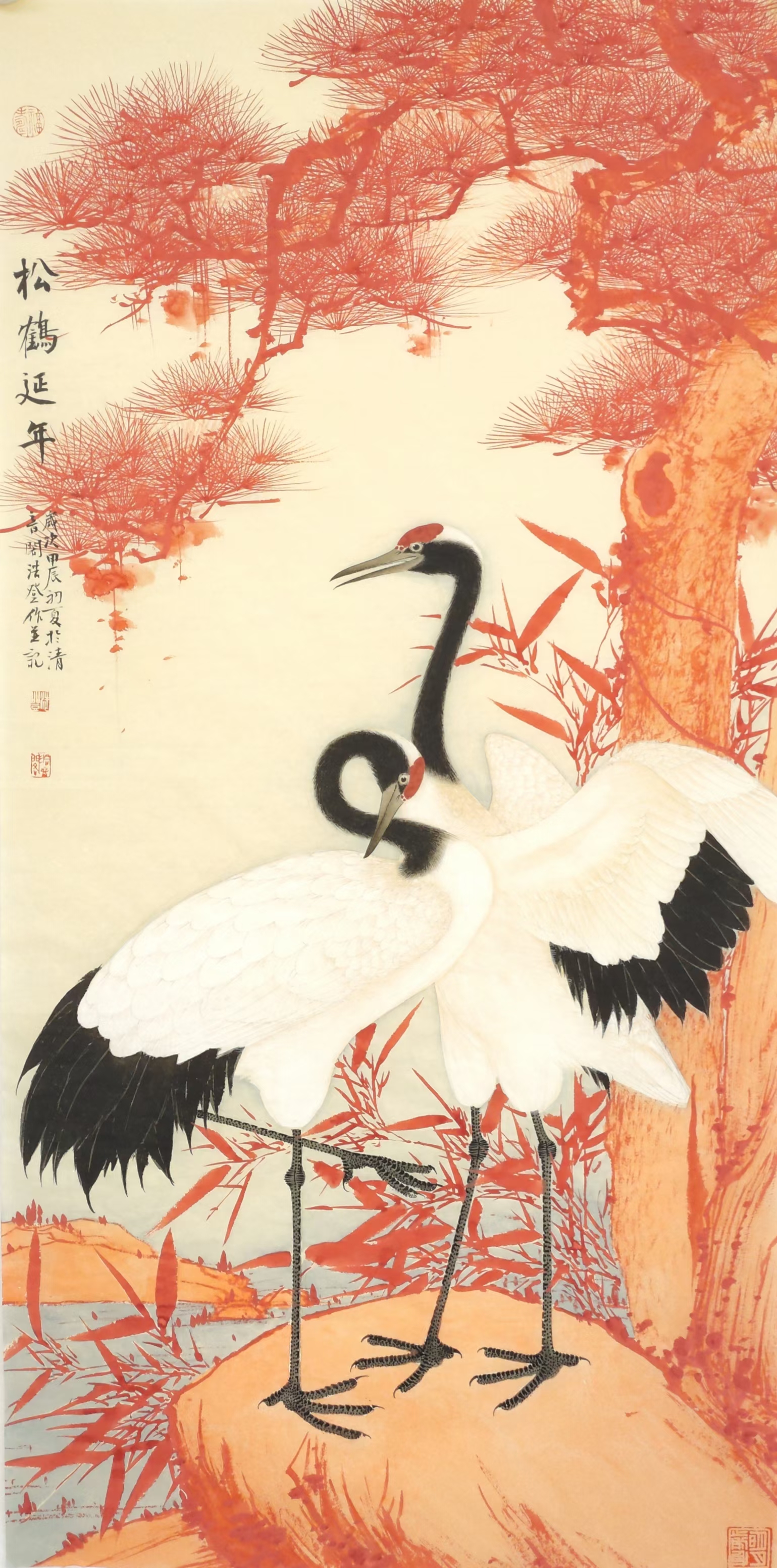 张浩登三尺作品 ​尺寸:50cm✘100cm ​