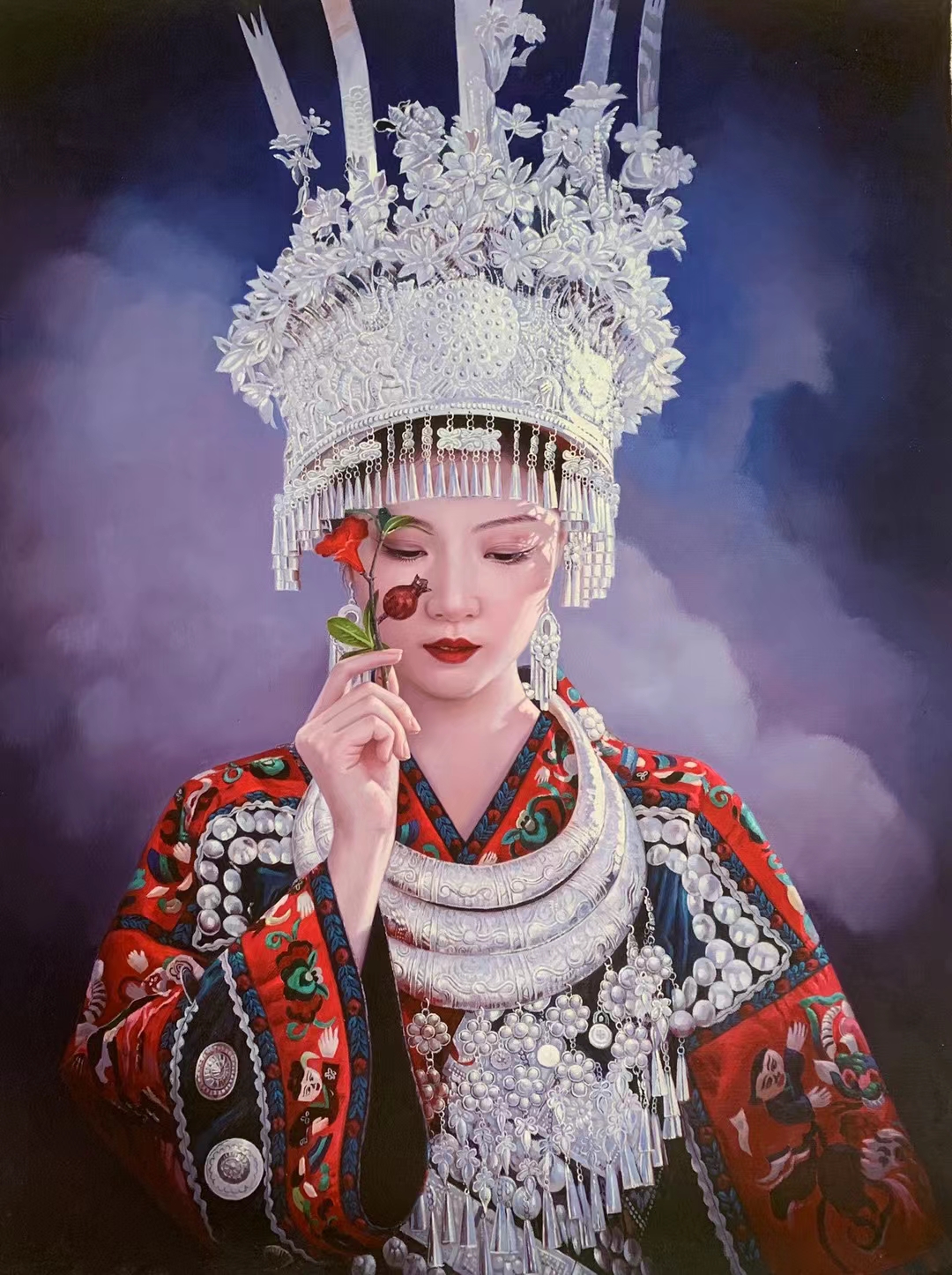 张嘉应精品油画75x100cm