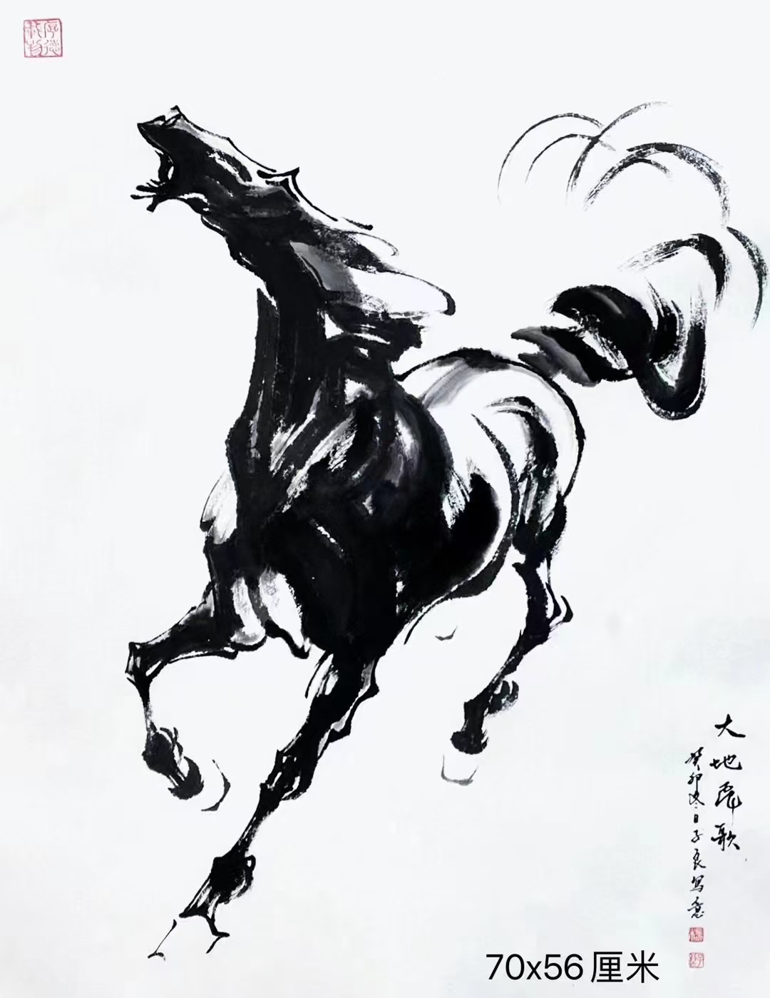 鬼手杨(画家杨子良)大写意国画 大地飞歌