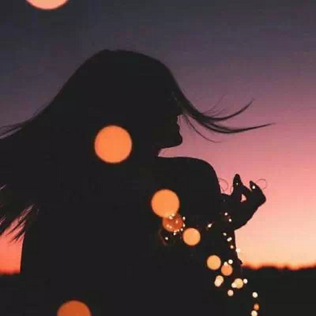 唯美有意境的女生微信背影头像