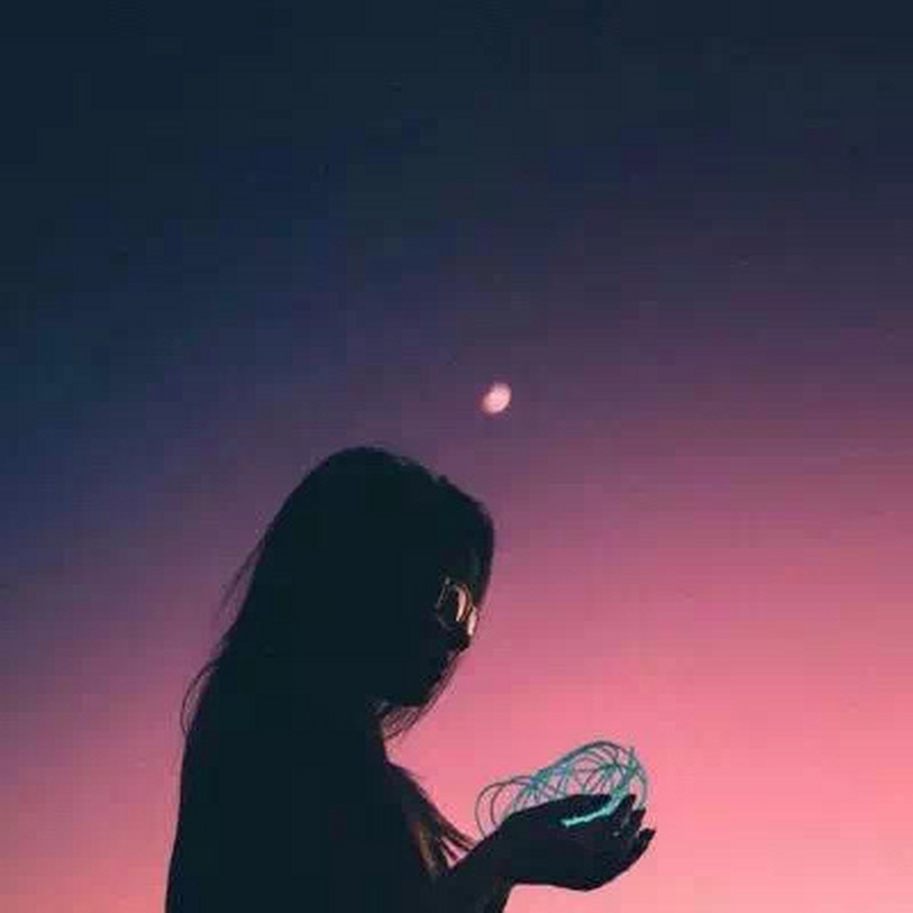 唯美有意境的女生微信背影头像