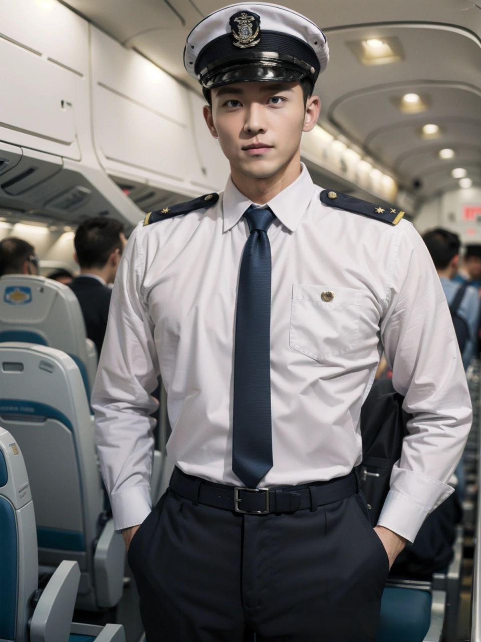 有型有料的空乘帅哥,爱死了!