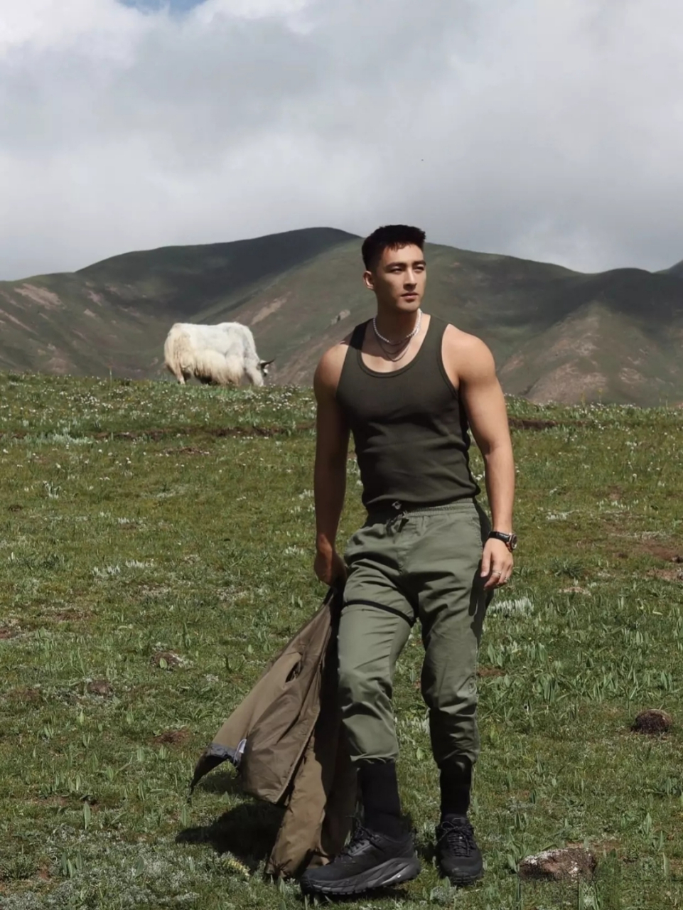 在一众小鲜肉活跃荧屏的时代,毛若懿还是高大有型的.