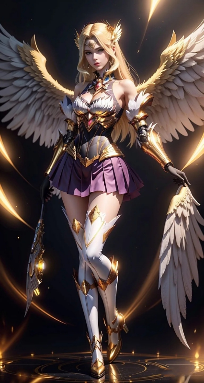 ai绘画,这四翼天使是谁