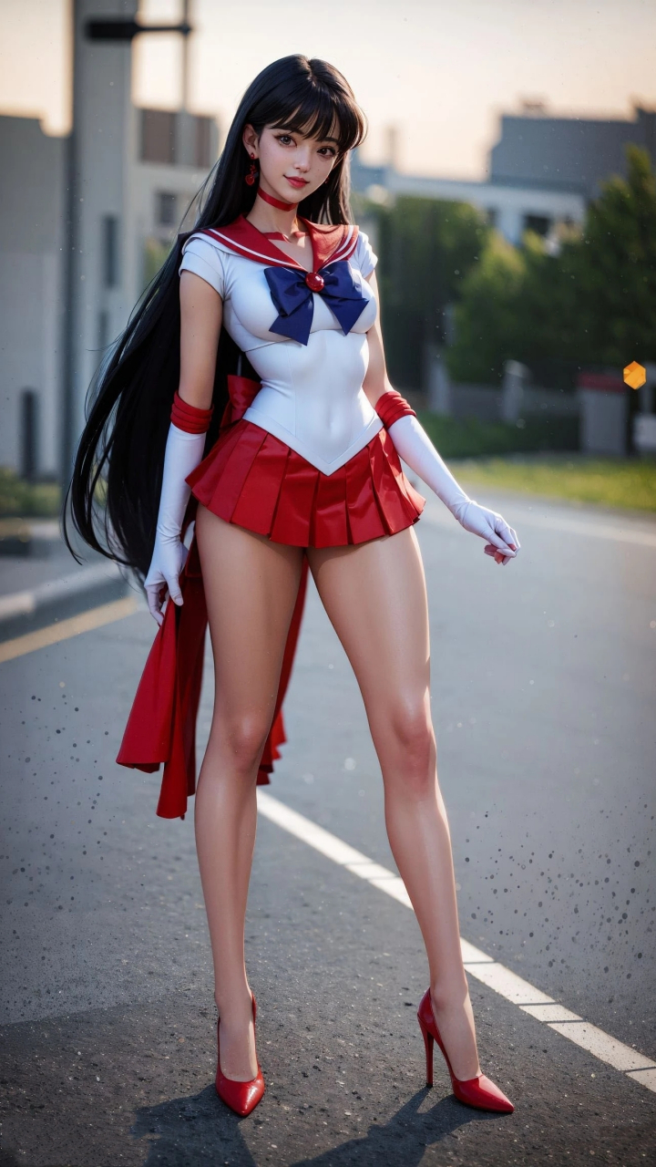 ai绘画,《美少女战士》火野丽