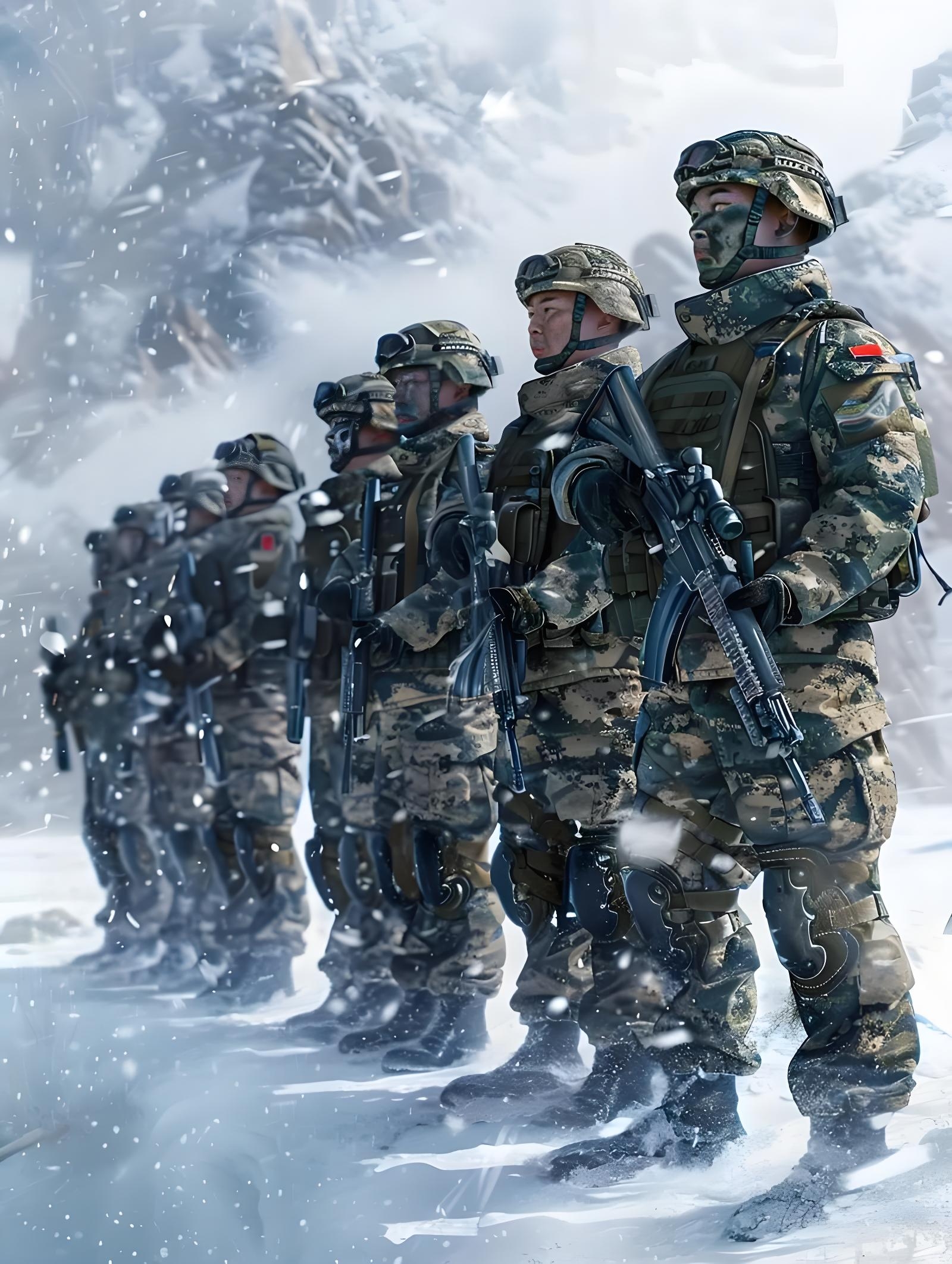 上联强调了军人即使血染战袍也坚守岗位,守