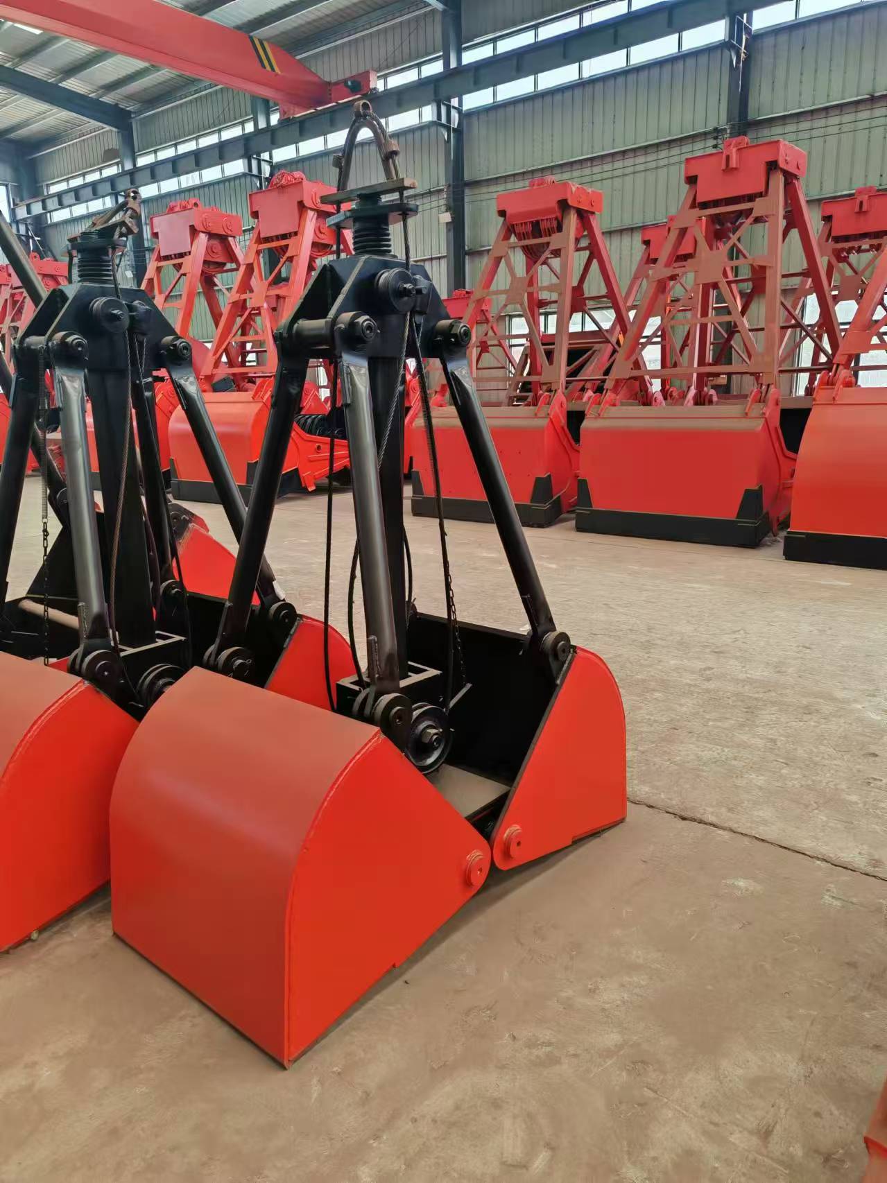 5立方抓斗,行车专用抓斗起重机配件单绳梅花抓斗马达四绳双绳平口液压