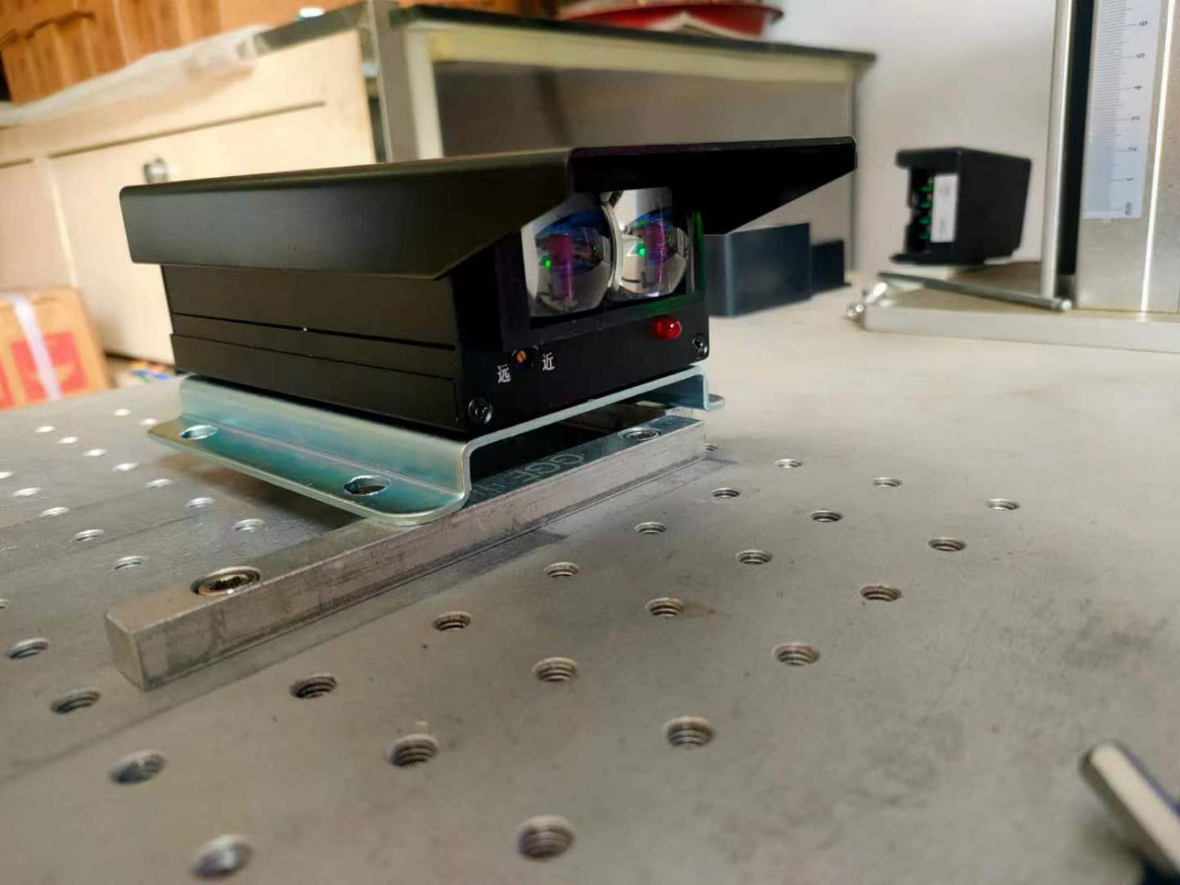 预制梁场龙门吊起重机加装起重电器激光防撞限位器,220*190的双梁行车