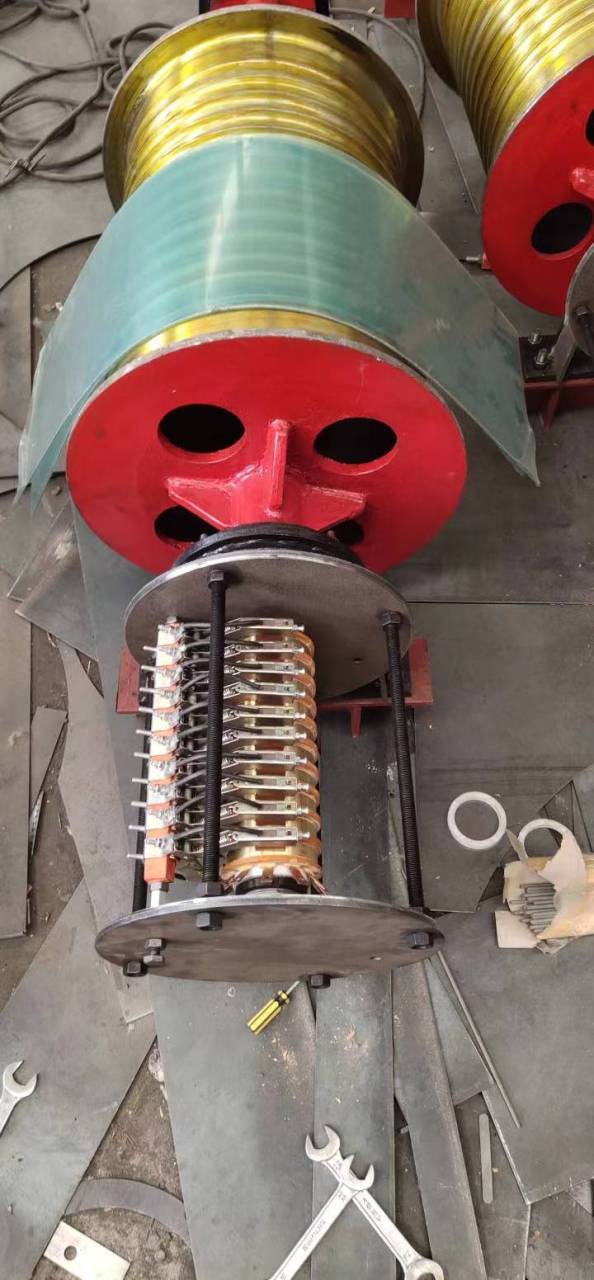 垃圾吊集电环,垃圾吊抓斗起重机集电环滑环导电环,三相电多功能提升机