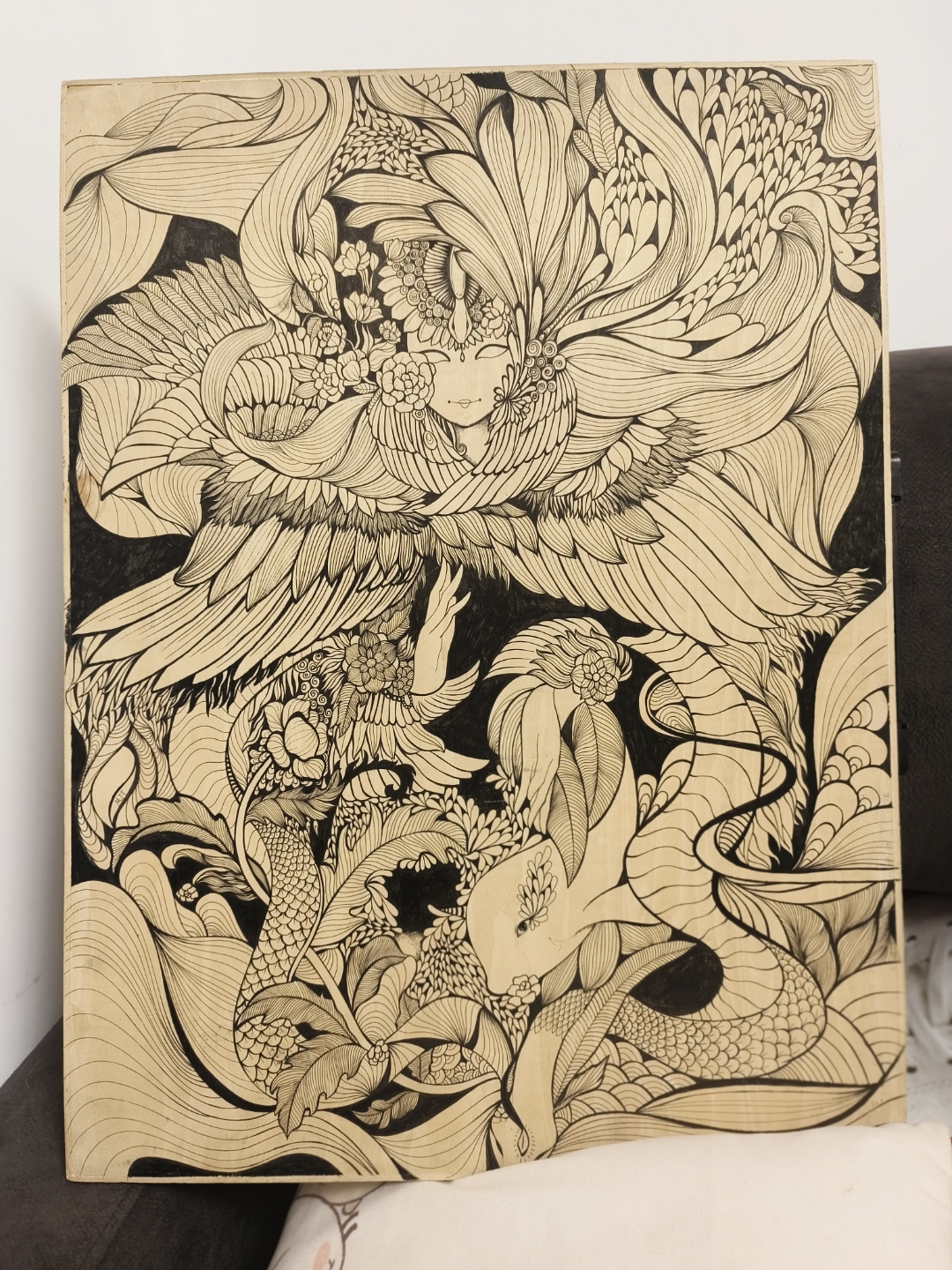 大家能找到图里面的蛇吗?#动态连更挑战# #画画