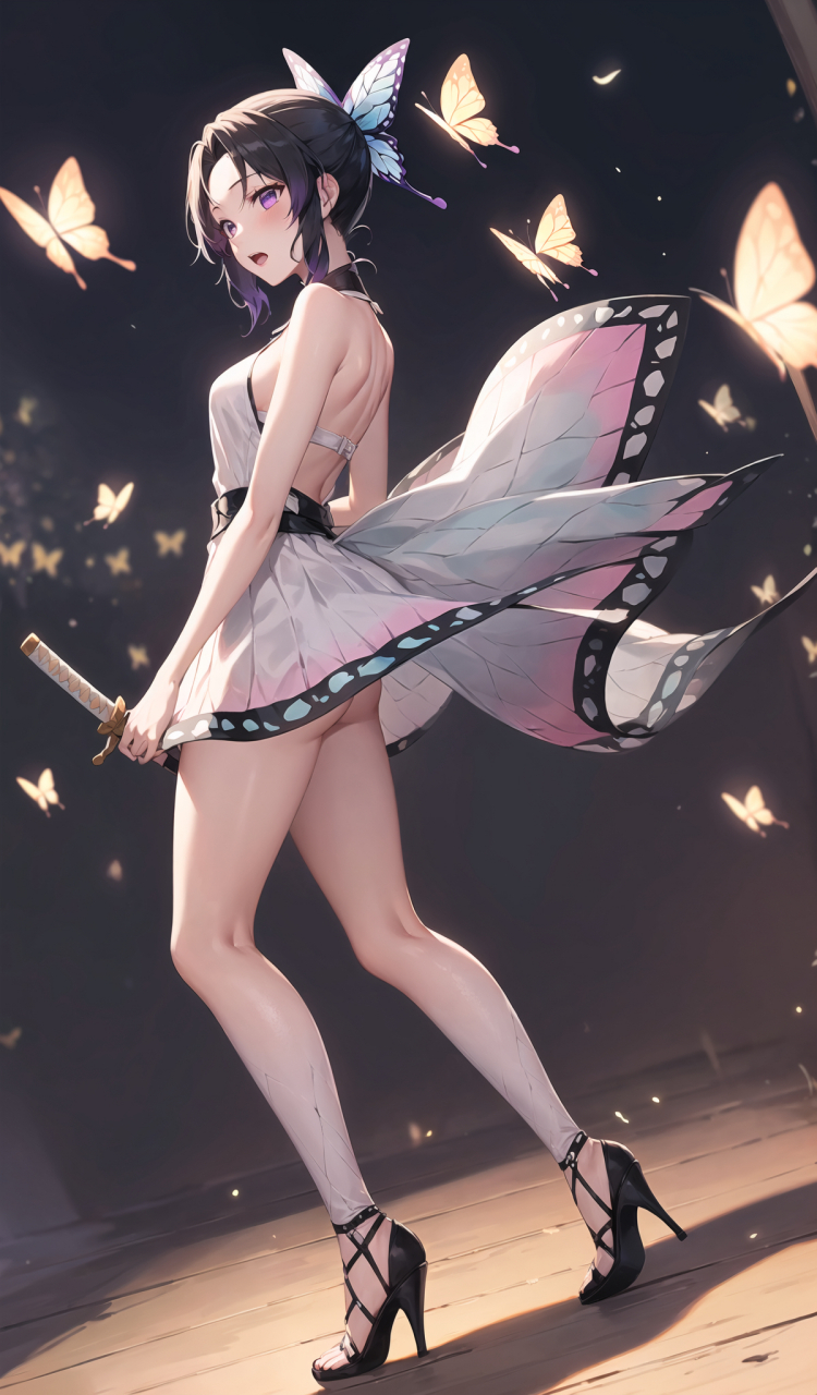 蝴蝶忍,似美丽蝴蝶般翩翩起舞.