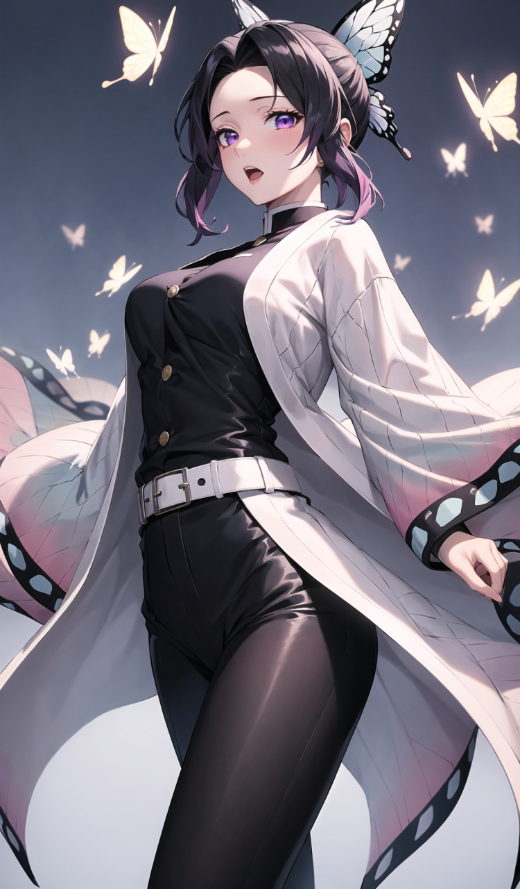 蝴蝶忍,似美丽蝴蝶般翩翩起舞.