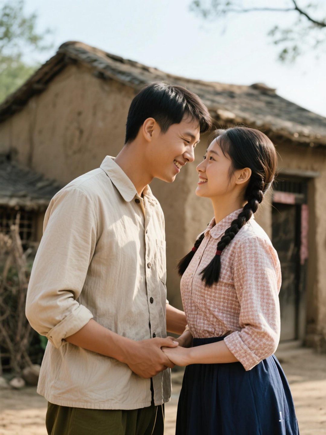 照片讲故事# 夏日清晨,林知青跨上二八自行车,车铃叮当划破薄雾