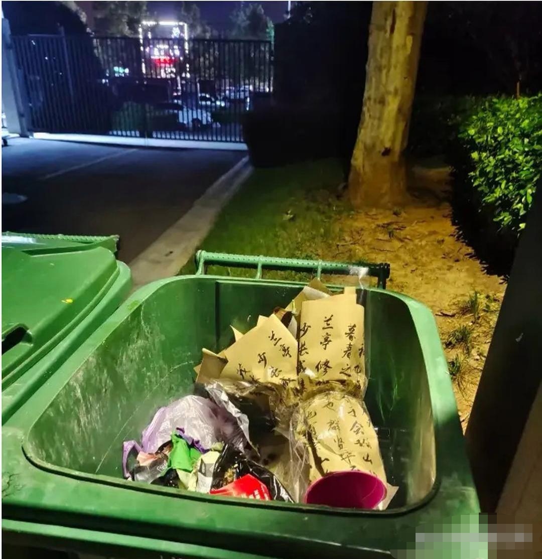 儿子在不经意间,在圾桶看见了自己精心挑选,献给恩师的鲜花,那份失落