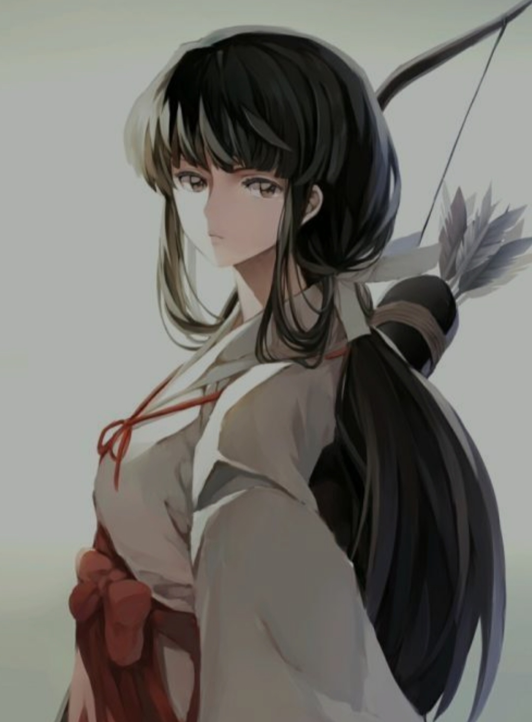 这是童年的初恋啊,在犬夜叉中,女主角名为日暮戈薇,是一位具有强大