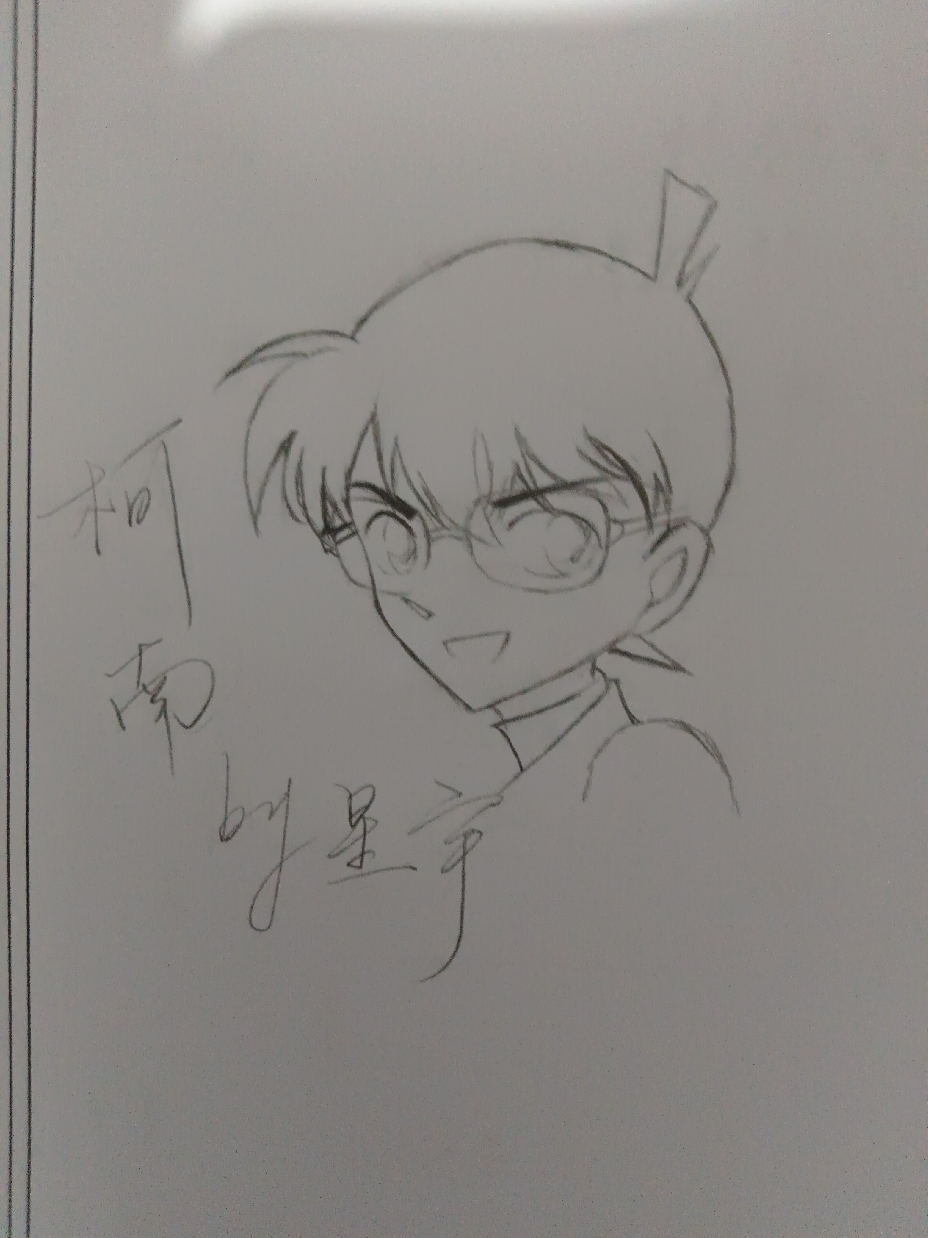 来画点不一样的,最近实在是太喜欢柯南啦