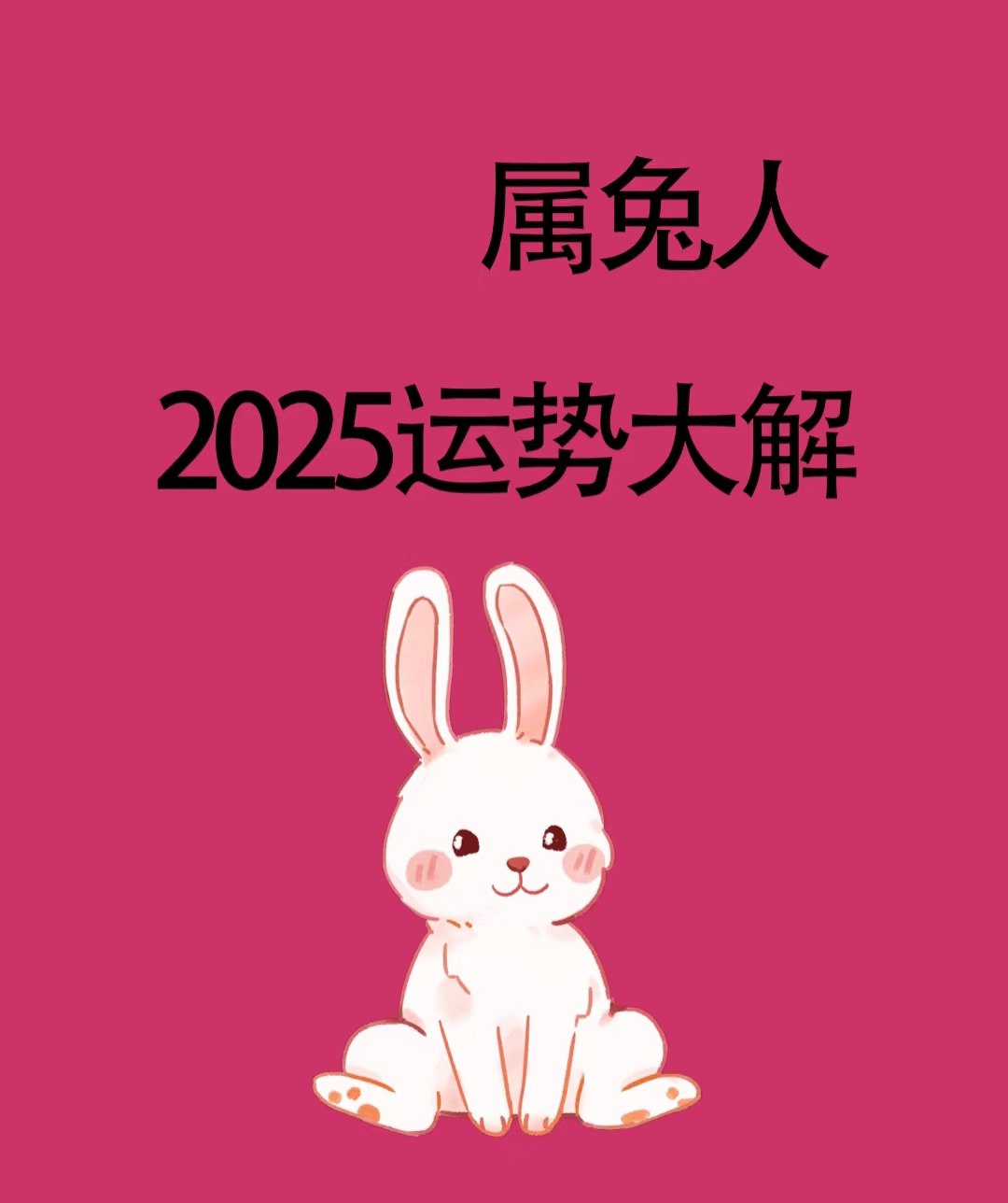 今年兔生肖运势大全(今年生肖兔运势怎么样)