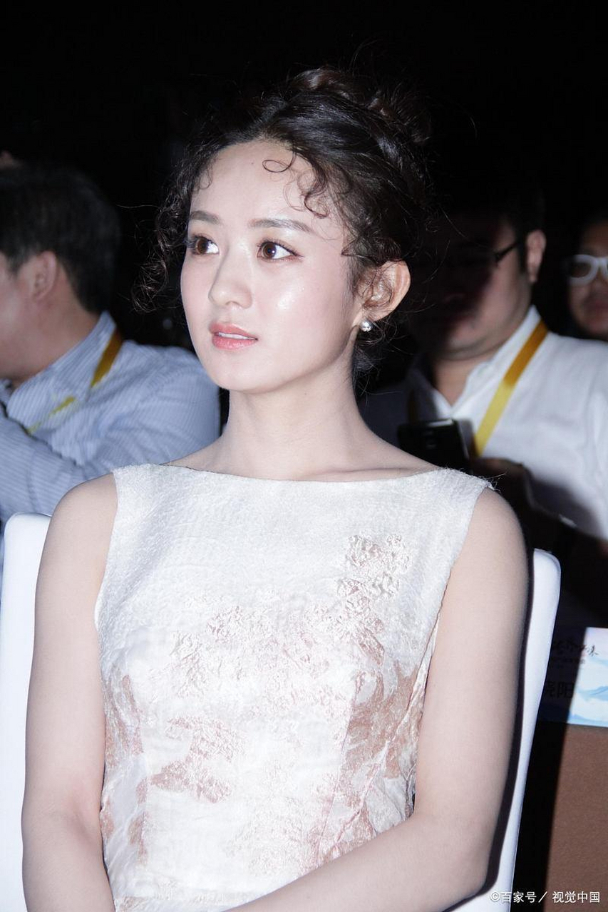多年前,参加活动的赵丽颖,小圆脸好嫩呀!