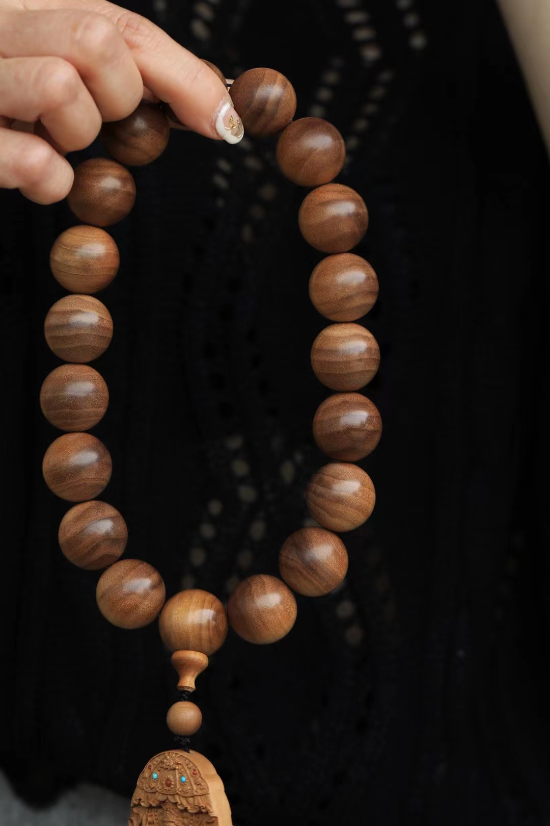 老山檀|2.0虎皮纹 车挂