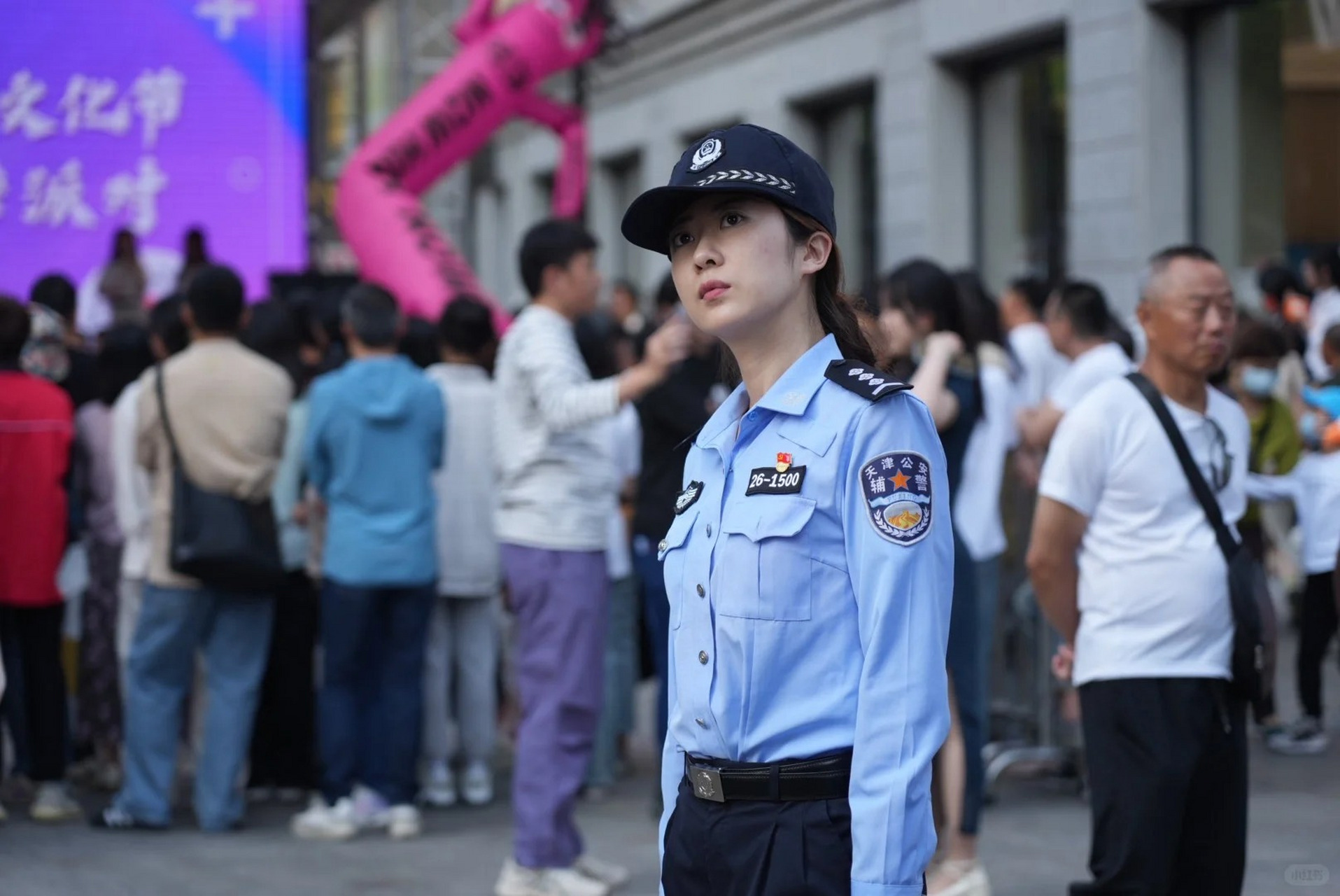 最美警察!#美女