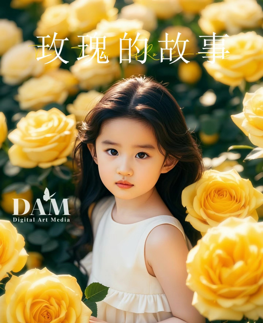 《玫瑰的故事》扮演刘亦菲的女儿,太漂亮了!是未来的小明星啊!