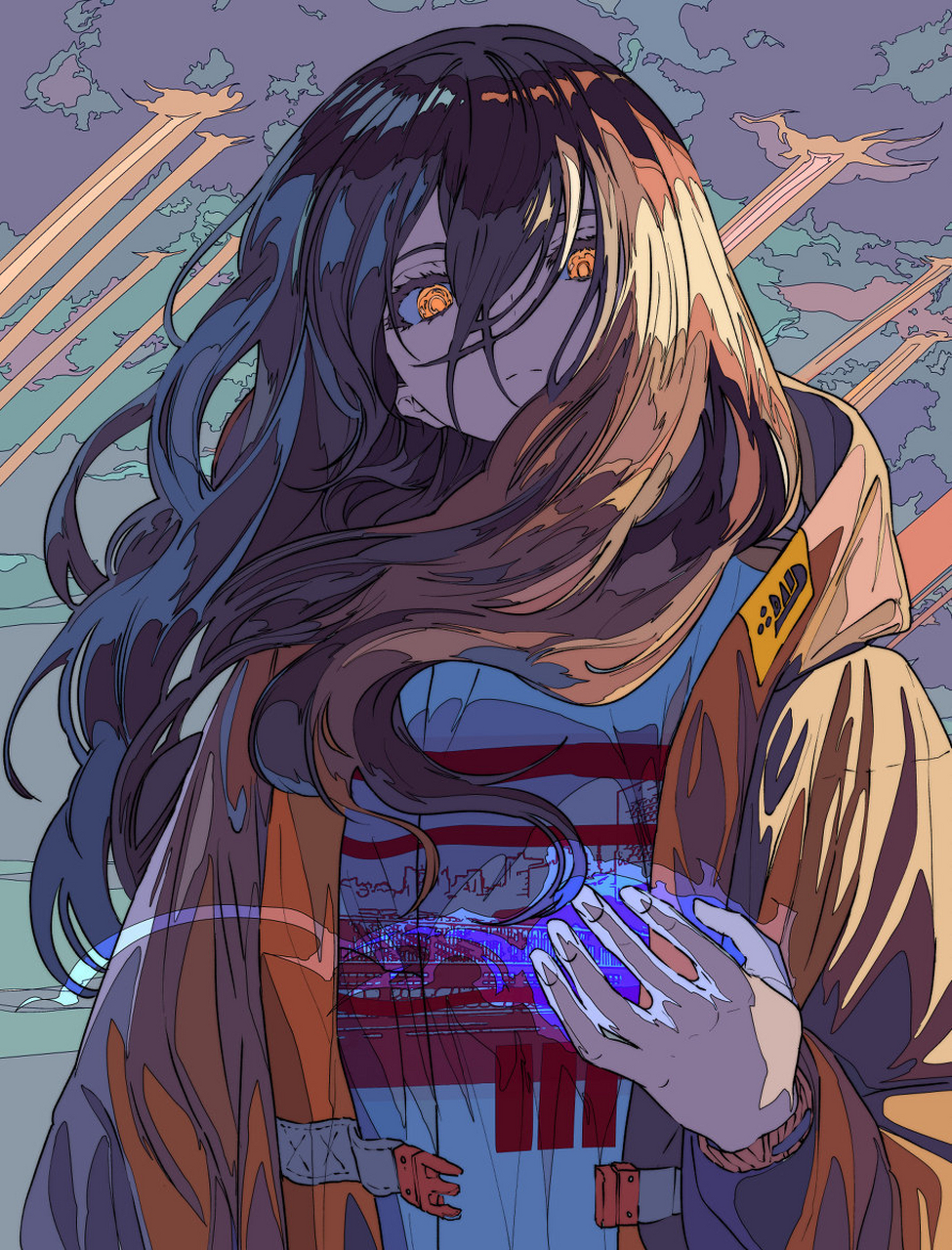 画风独特的少女设定 动漫插画参考 焦茶 #绘画# #插画# #绘画作品