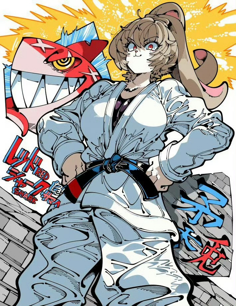 个性独特的油腻画风 动漫插画参考 かふん kafu #插画# #绘画# #跨年