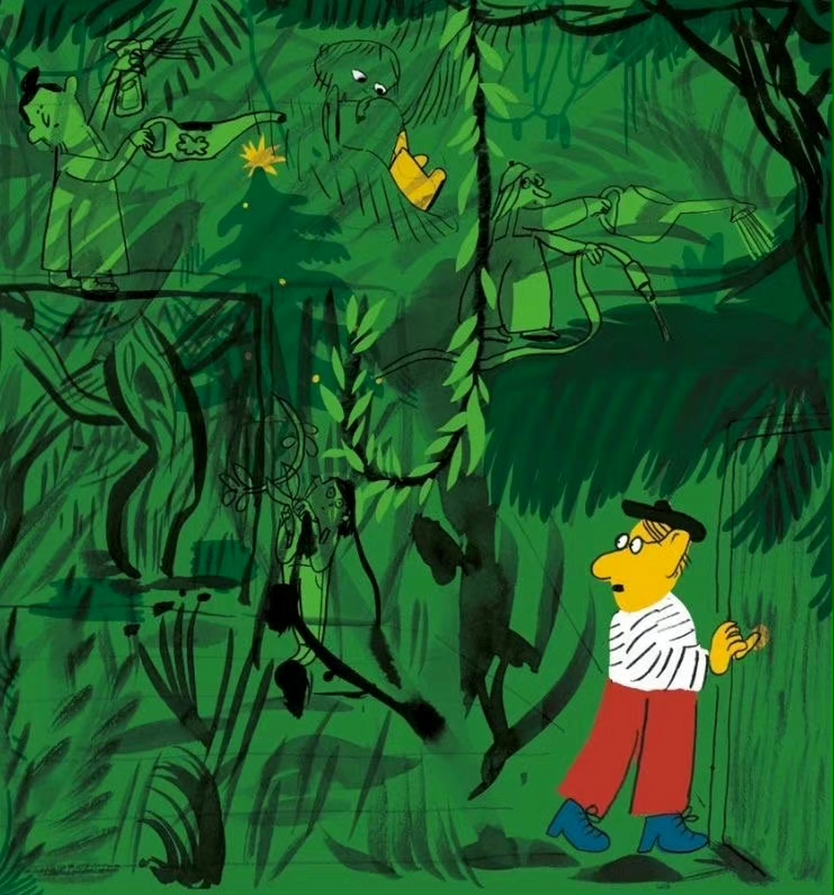 挪威插画师mari kanstad johnson绘画作品欣赏 #绘画# #绘画欣赏