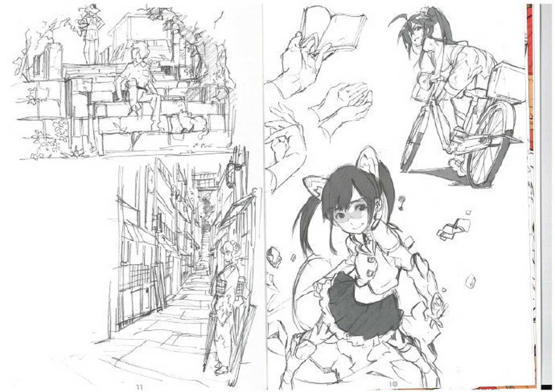 atmospheres sketchbook手稿 #绘画参考# #绘画教程# #手稿