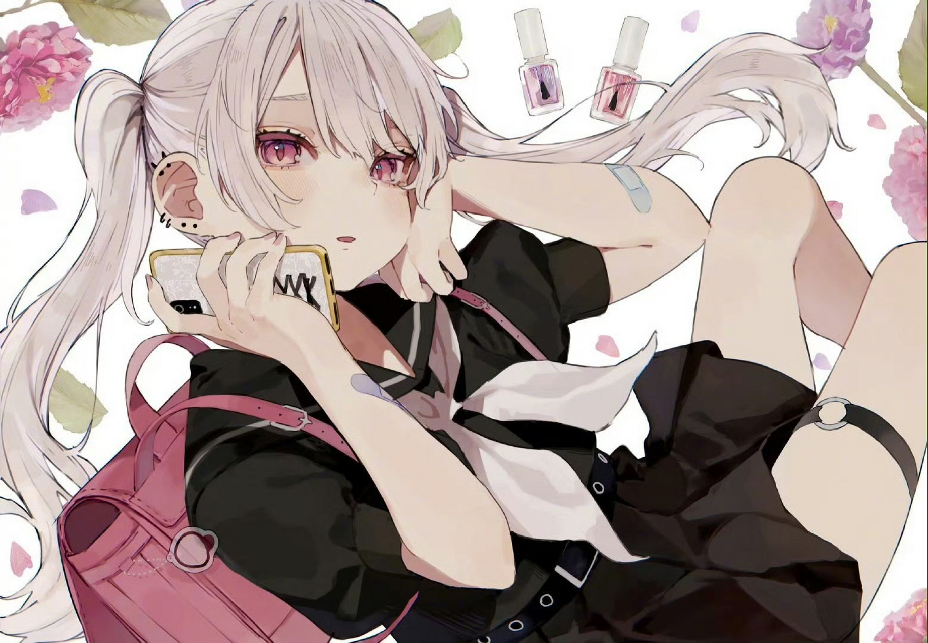 可爱的双马尾女孩 x:nezukonezu32 #绘画# #绘画作品# #动态连更挑战