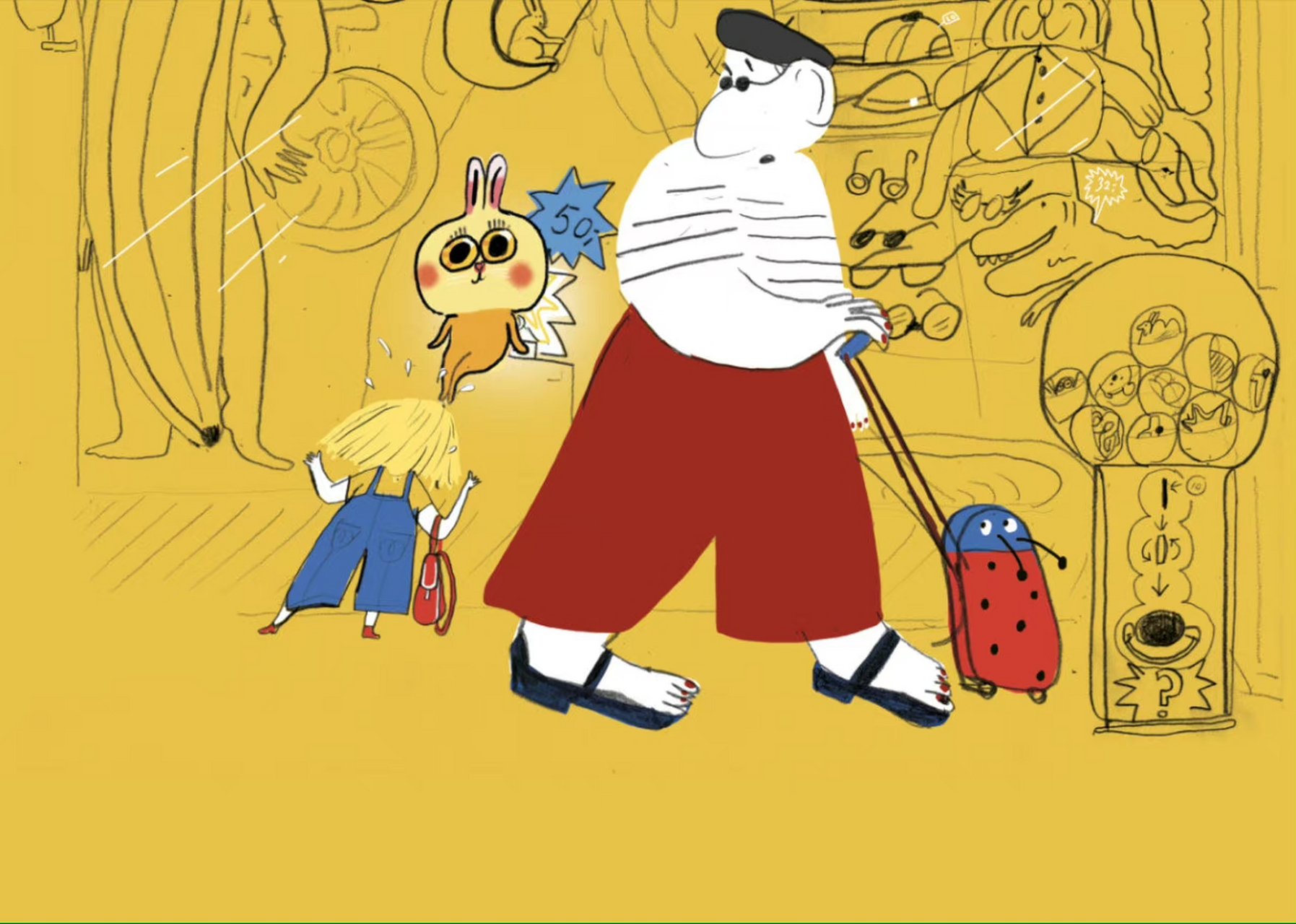 挪威插画师mari kanstad johnson绘画作品欣赏 #绘画# #绘画欣赏