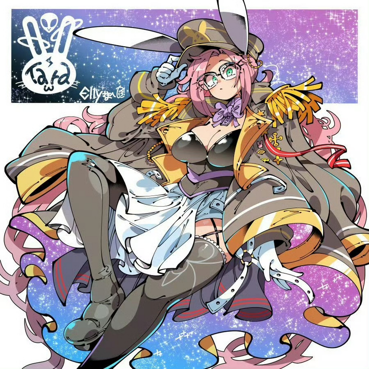 个性独特的油腻画风 动漫插画参考 かふん kafu #插画# #绘画# #跨年