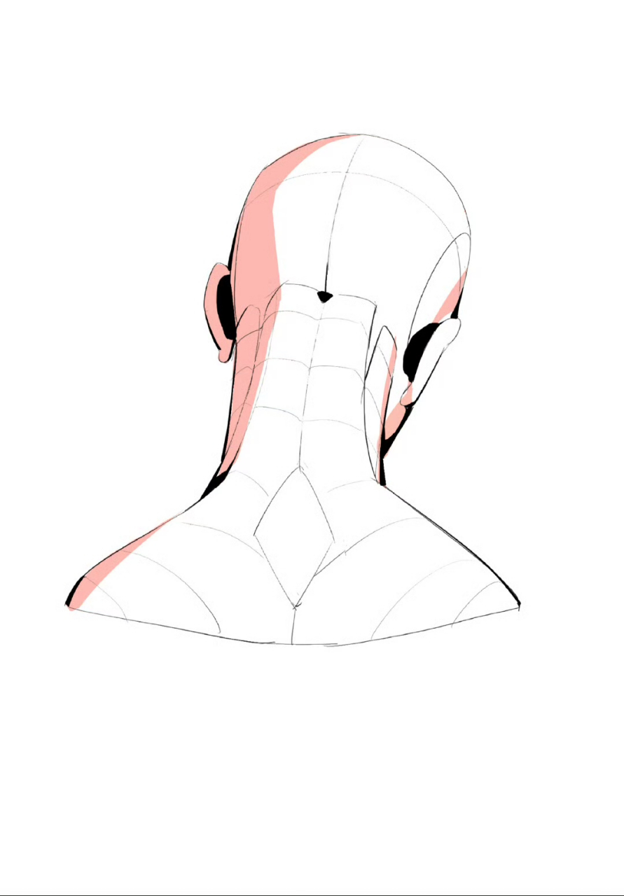 多角度脖子画法教程参考 #绘画# #绘画欣赏# #绘画作品