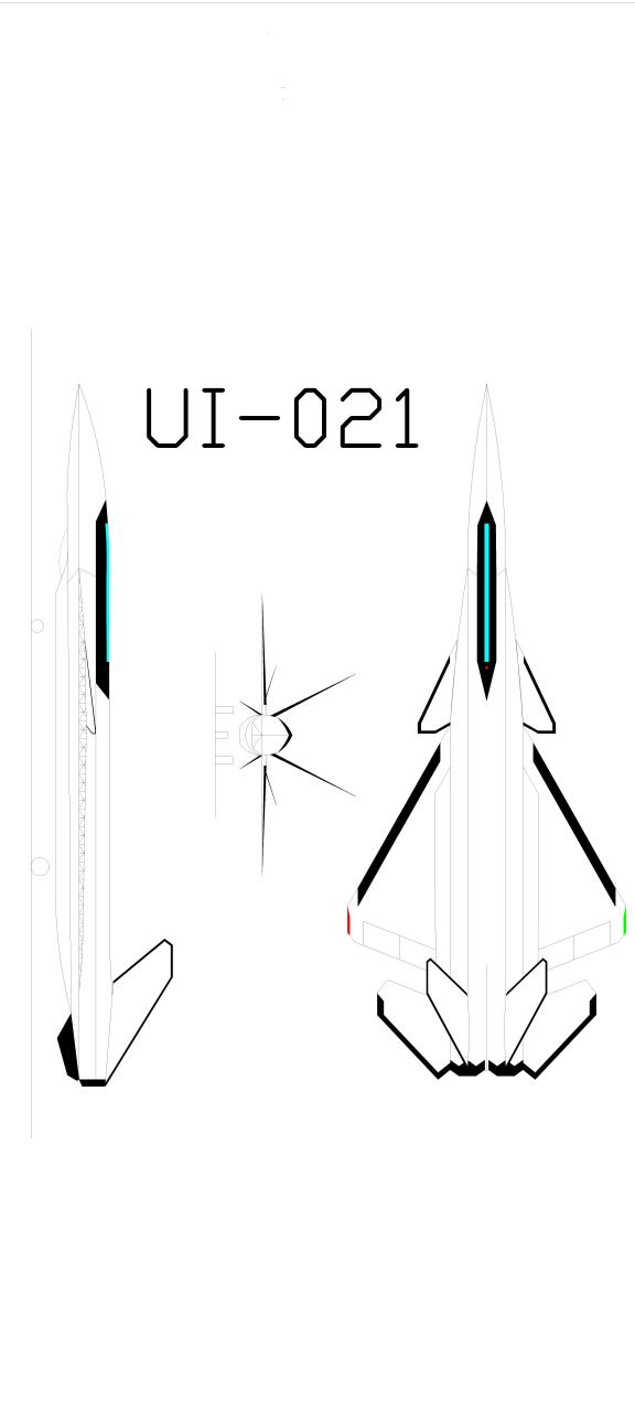 科幻飞机设计 机体信息: 型号:ui-021 (前缀全称:unmanned