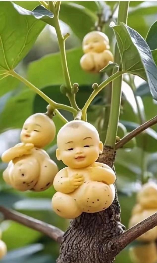 看着跟真娃娃一样活灵活现的,好可爱啊!