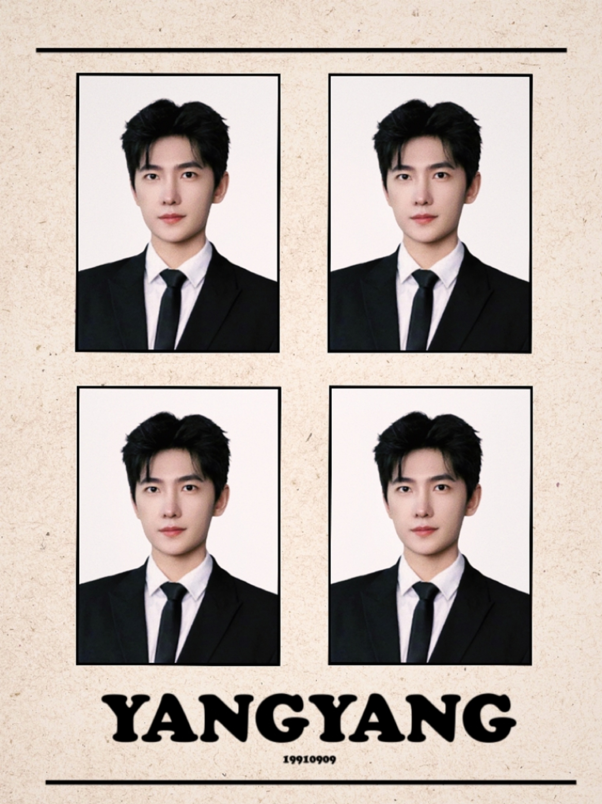 杨洋为中国运动员打call# 超帅的证件照啊[亲吻][亲吻][亲吻]状态超