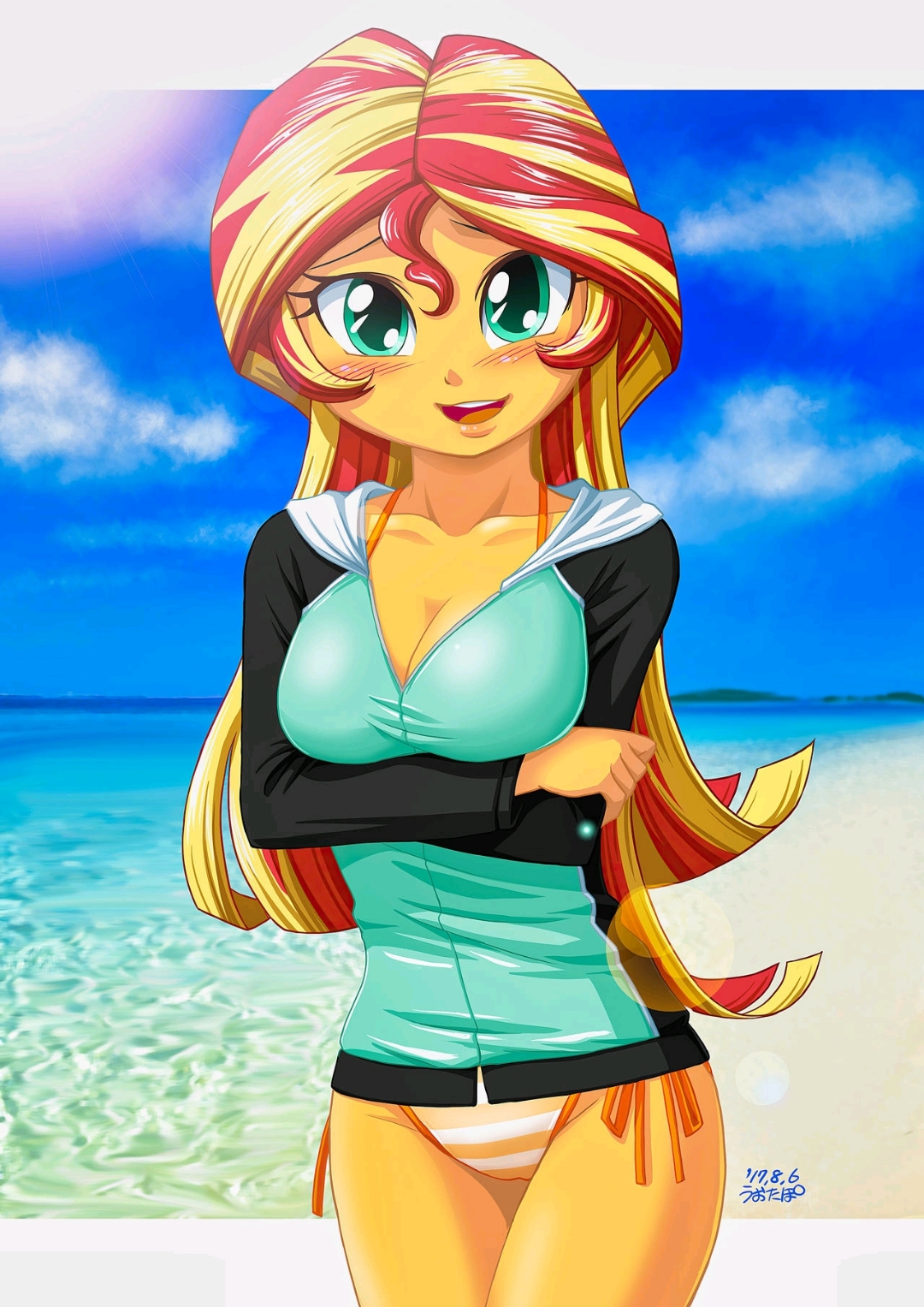 小马国女孩泳装