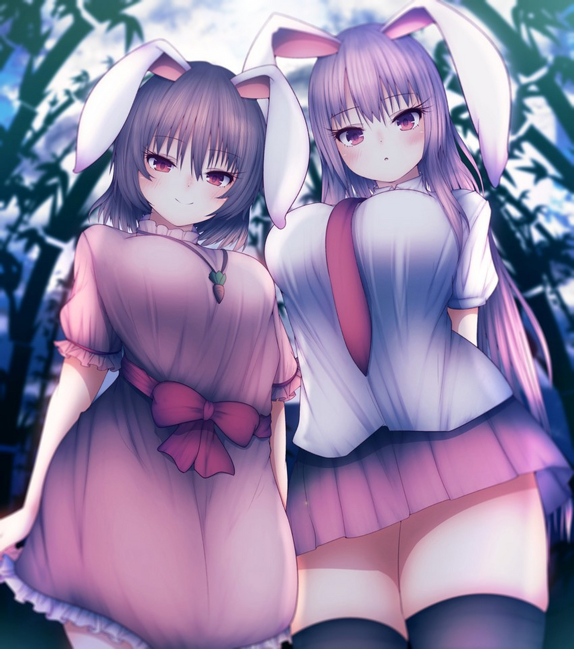 touhou/reisen udongein inaba #东方project#  今天通关了绀珠传,受