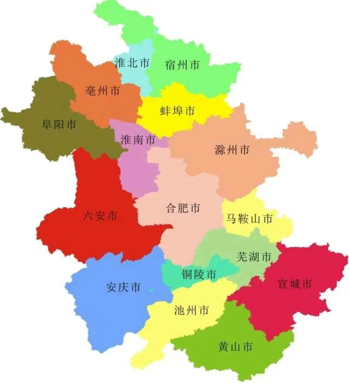 安徽省人口最多的十大城市 1,合肥市 —— 985