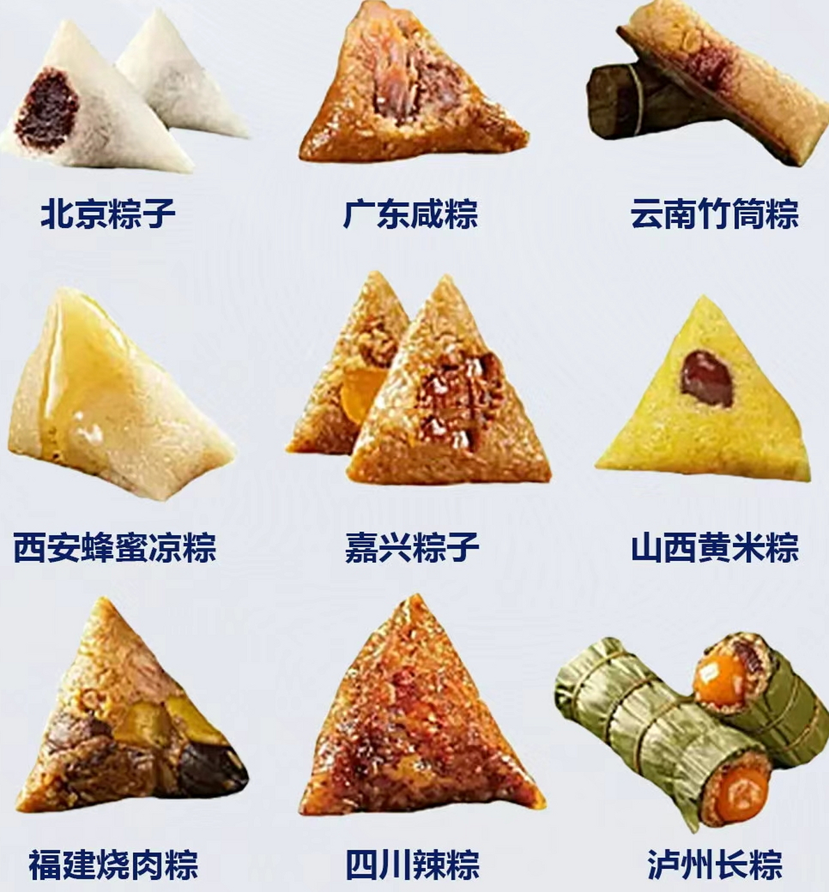 2,嘉兴粽子 特点:四角形,肥嫩香美,越嚼越香.