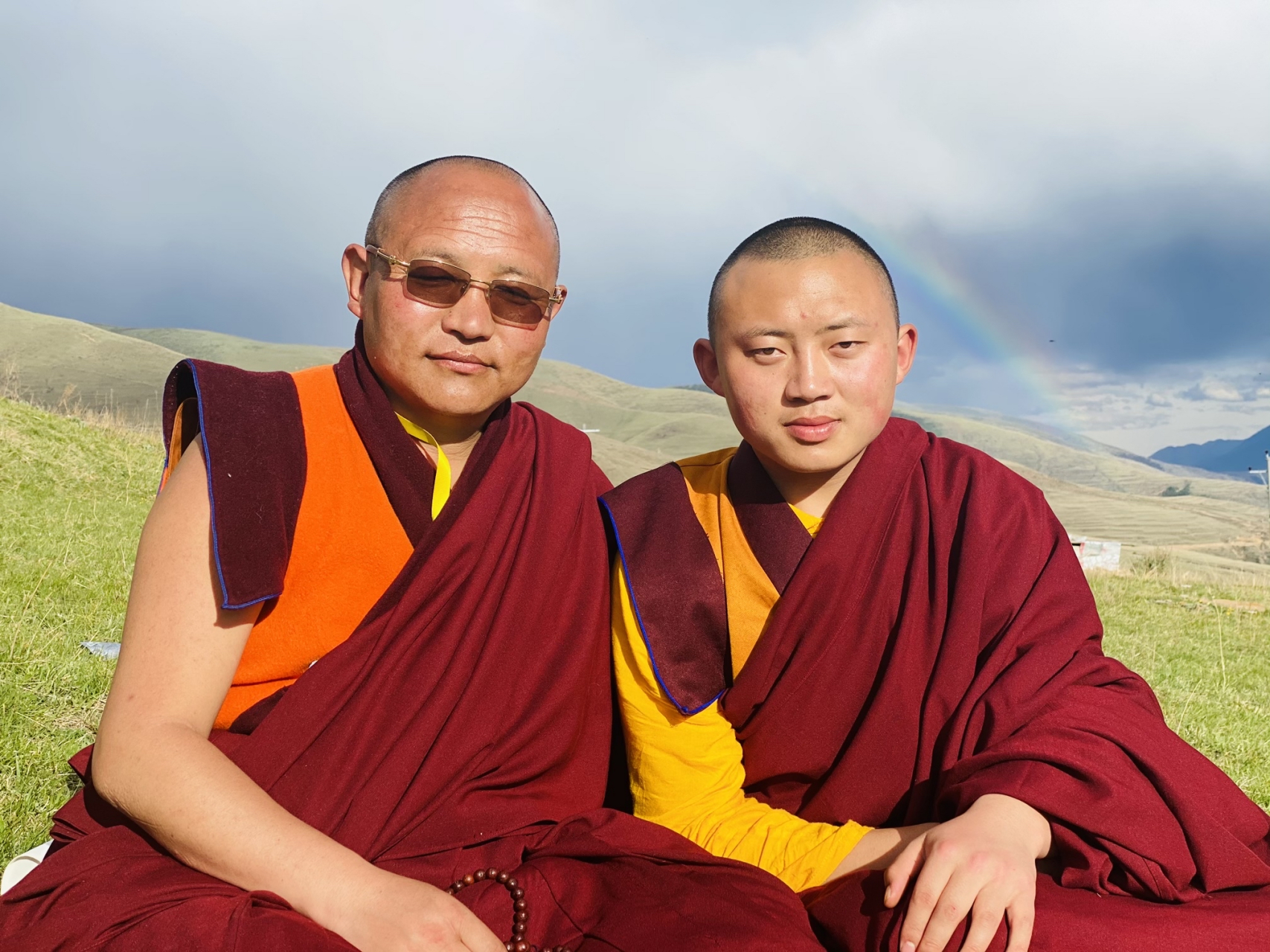 扎西活佛和 堪布跟卓