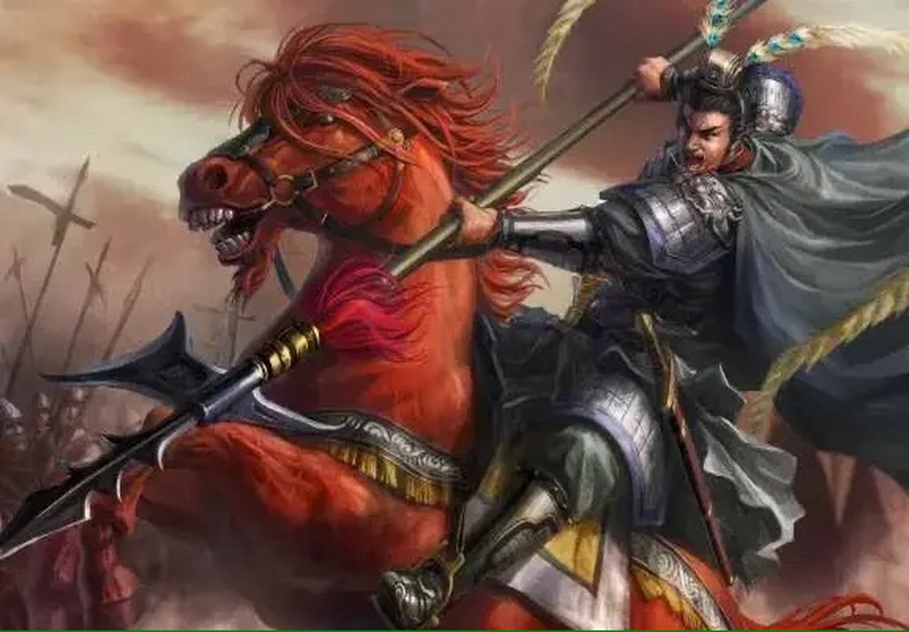 最厉害的五匹战马      第五名:玉兰白龙驹      玉兰白龙驹是赵云的