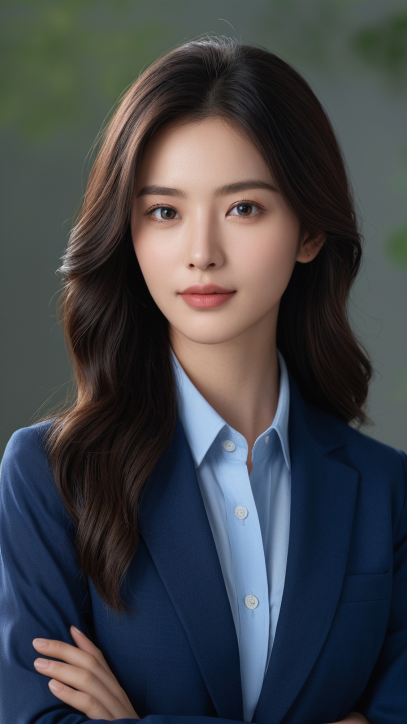 白皙的皮肤,精致的五官,特别是那双明亮有神的大眼睛,仿佛能看穿人心.