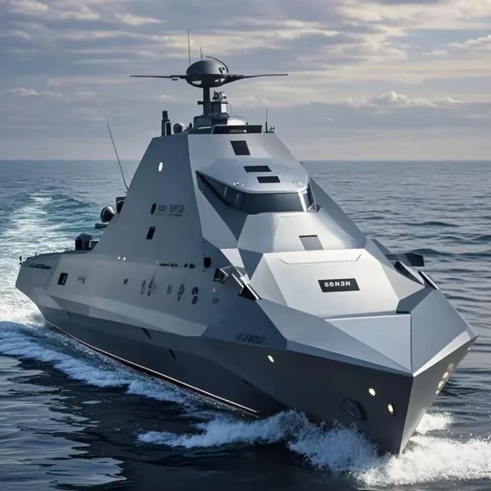 这是我国最新研制震撼下水的隐形战舰,其先进技术水平已领先世界,让