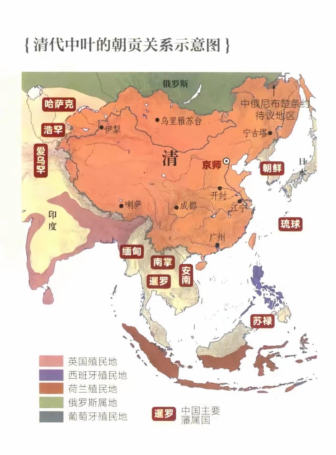 清代朝贡关系概览